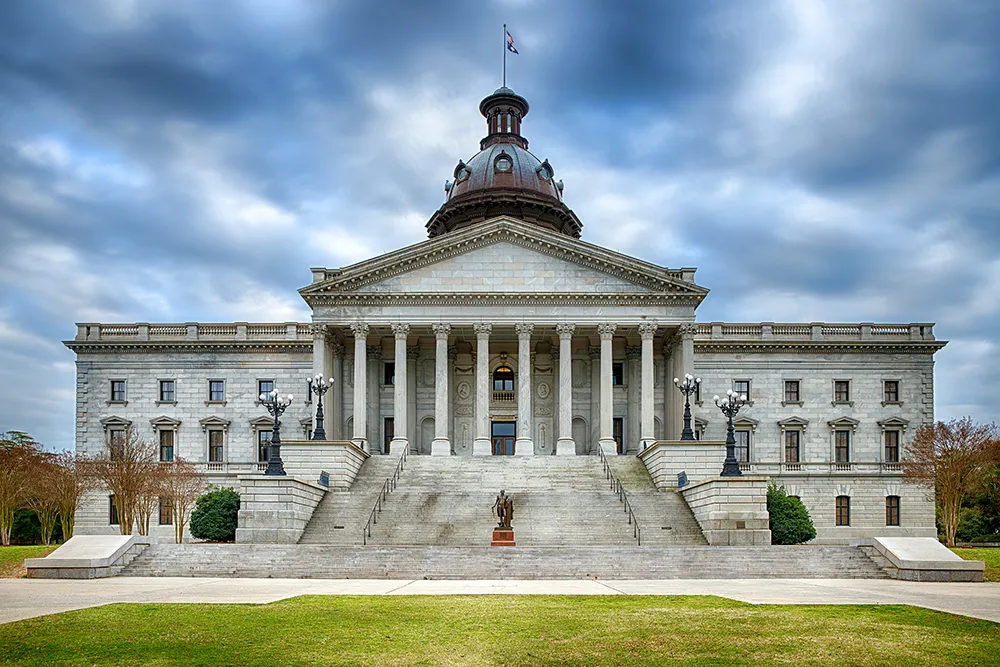 front of the South Carolina state house